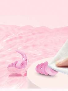 Noise Blocking Earplugs,Reusable Silicone Earplugs,Suitable For Swimming, Sleeping, Snoring, Study, Music Concerts, Outdoor Travel, Industrial Work, Waterproof And Soundproof, Comfortable Boy Valentine Heart Women's Valentine Canceling Earplugs,(Two Styles Will Be Randomly Dispatched)