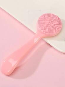 1pc 2pcs Facial Brush Silicone, Facial Cleansing Brush Manual Skin Silicone Exfoliating Brush Handheld Face Scrubber Reusable Facial Cleansing Brush For Removing Makeup Residues Blackhead Face Massage - Multicolor - View 14