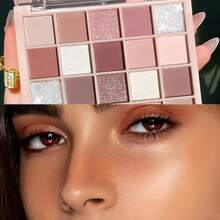 K'APEINE 25 Color Eyeshadow Palette, Multi-Color Pearlescent, Matte, Glitter Eyeshadows, High Color Payoff, Waterproof, Sweat-Resistant, Versatile For Daily Wear - 01# - View 5