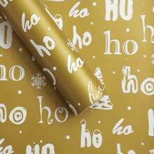 20张圣诞包装纸，印有圣诞颂歌、苹果和花卉图案 - 彩色 - 查看 13