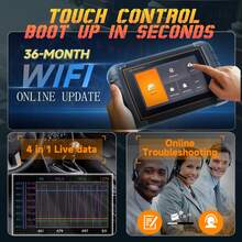 Foxwell NT809 双向扫描工具，全系统 OBD2 诊断扫描仪，具备 30 种重置功能，适用于所有车辆的汽车故障代码读取器，专业汽车诊断工具 - 有線 - 查看 8