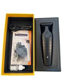 Kemei 科美KM-2299理发器，0mm零间隙修发器，男士专业理发机，电动充电式理发器，理发修剪器，胡须剃须刀 - 黑色 - 查看 9