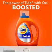 Tide Ultra Oxi Boost Liquid Laundry Detergent, 84 Fl Oz, 59 Loads, Advanced Stain Remover, Laundry Detergent Liquid With Extra Oxi Power - 橘色 - 查看 3
