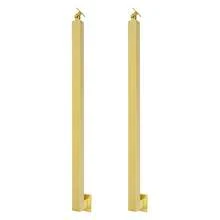2Pcs Stair Baluster Posts Adjustable Stair Railing Posts For Deck Balcony Stair - 1Gold - View 7