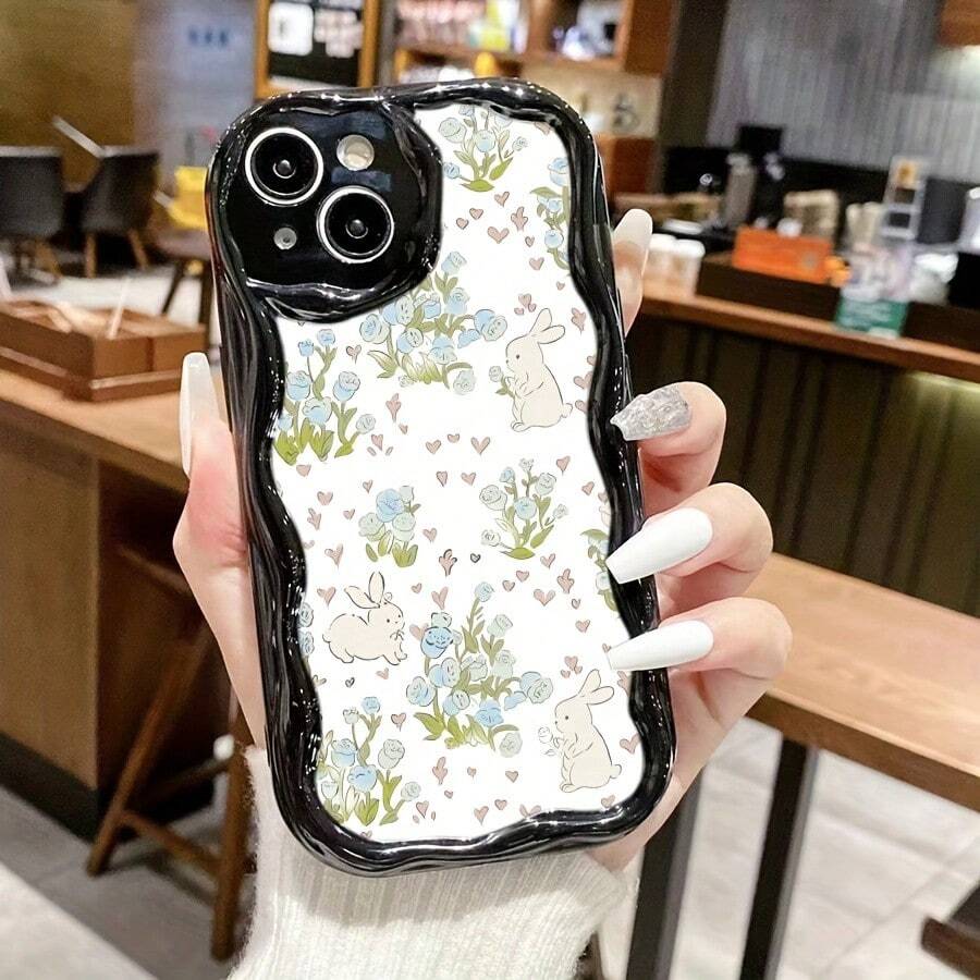Funda de teléfono suave con estampado de ondas crema para X a la serie 16, funda de teléfono a prueba de golpes, regalo lindo para chicas, funda de teléfono con ondas cremosas, funda de teléfono estética, fundas de teléfono estéticas, funda de teléfono a prueba de golpes, funda de teléfono, funda de linda, fundas de teléfono modernas, funda de teléfono, funda de teléfono para chicas, funda de teléfono estrella, funda de teléfono todo incluido, funda de teléfono de color oscuro linda, carcasa de teléfono, funda de teléfono floral estética, cubierta de teléfono, funda de teléfono estética, funda de teléfono femenina, funda de teléfono ondulada, funda de teléfono divertida - Blanco - Ver 1