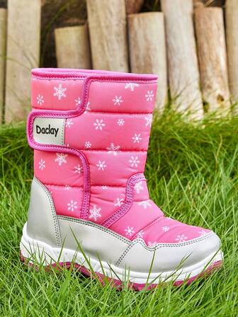 女童冬季保暖加厚舒适雪地靴