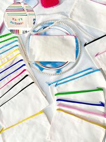 5/10 buc DIY Pungi din material textil goale Geantă cosmetică, Penar, Geantă cadou, Geantă cosmetică portabilă Geantă cosmetică ruj Organizator personalizat pentru articole de toaletă la modă Geantă creion multifuncțională Suport pentru documente, Suport pentru pix, Portofel