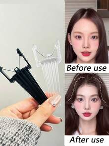 1/2/4pcs Bangs Puff Hair Clips, Natural Fluffy Hair Clips, Bangs Puff Styling Tools, Natural Texture, Bangs Styling Clips, Suitable For Creating Fluffy Curly Hairstyles, Unisex, Hair Styling Tools, Professional Hair Salon Tools