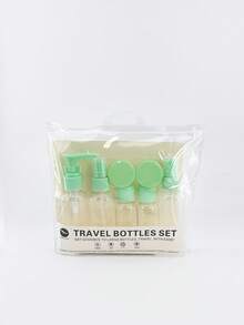 Travel Suit Separate Press Type Convenient Carry Face Cream Liquid Foundation Toner Essential Oil Spray Bottles Set - Multicolor - View 10
