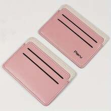Women's Card Holder, Multi-Card Slot Ultra-Thin Wallet With Secure Cash Compartment. This Compact And Minimalist Card Holder Design Is Fashionable, Able To Protect Your Credit Cards And ID, And Also Convenient For Cash Management. - Multicolor - View 7
