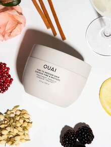 OUAI 236 ml/8 uncji płynu Lekka, nietłusta maska do włosów cienkich/średnich - Odżywcza kuracja o jakości salonowej dla miękkich, jedwabistych, mocnych i pełnych objętości włosów - 236 ml - Zobacz 9