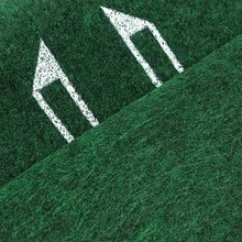 Indoor Golf Putting Green Mat With Auto-Ball Return - Portable Practice Putting Mat For Home Office - Green - View 9