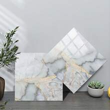 10/20 miếng dán tường bằng gốm họa tiết đá cẩm thạch - Nhiều màu - Xem 16