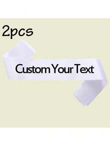 LICVIC Customized Birthday Sashes With Text, Personalized Sashes, Bachelor/Bachelorette Party Sashes, Birthday Queen Sashes, Retirement Sashes, Ribbon Belts. - Style a - View 20