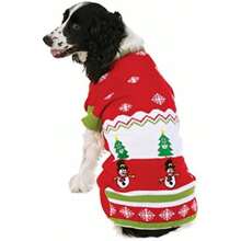 Rubies Costume Christmas Pattern Ugly Sweater Pet Costume, XX-Large(3X) - Multicolor - Ver 2