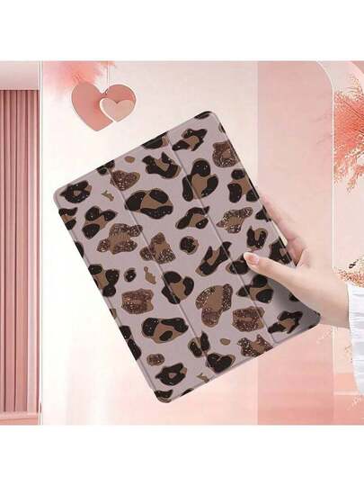 Leopard Print Glitter Design Series Protective Made Of TPU Material ...