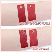 BINGBRUSH Crayon Matte Longwear Lipstick Pack Set,Moisture Smooth Color Stick Ultimate Lip Crayon For Makeup Collection - Waterproof Velvet Lipgloss (2pcs 08#&Amp;10#, 2 Count (Pack Of 1)) - Màu15 - Xem 5