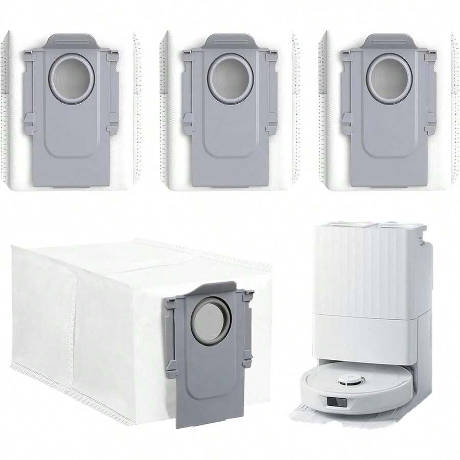2/5/8/10/12 שקיות אבק עבור Roborock Q Revo/Qrevo Pro/Qrevo MaxV/Qrevo ...