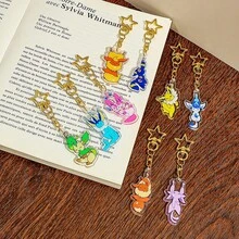 pocket monsters 1pc/9pcs Pokémon Eevee Family Keychain, Exquisite And Cute Keychain, Stylish And Versatile Keychain, Durable And Lovely Acrylic Keychain - Multicolor - View 10