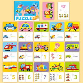 A Puzzle Perfect For Parent-Child Bonding Early Learning Fun Puzzle Multiple Styles To Mix And Match Endless Fun Ideal For Schools, Early Childhood Education Christmas Gifts New Year Gifts