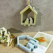 Resin Birdhouse Wall Decor - Silicone Mold For DIY Crafts - White - View 4