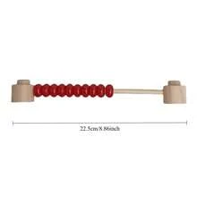 蒙特梭利忙碌板木制玩具DIY零件锻炼宝宝手指精细动作早期教育教学工具手眼协调能力探索能力活动板，成人DIY拼图玩具送给宝宝的礼物 - 包含珠子、滚轮、旋转齿轮、形状匹配等。（需成人安装） - 彩色 - 查看 8