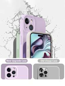 VRNOEI New Lens Protector Phone Case Compatible With IPhone 16 15 11 14 13 12 17 Pro Max Cases Compatible With IPhone 17 Air 16 14 15 Plus Case Shockproof Back Cover - Lotus Root Pink + Suction Cup - View 4