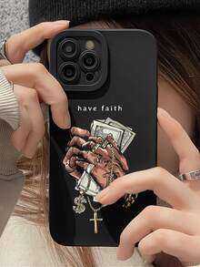 1个时尚个性化硬币纹图案黑色瞳孔手机壳，兼容 16/16Pro/16Plus/15/15ProMax/15Pro/11/12/13/14ProMax/12Mini/13Mini/11Pro/11ProMax/12Pro/12ProMax/13Pro/13ProMax/14Pro/14ProMax，软壳，高端创意 - 彩色 - 查看 1