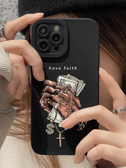 1 Stück modischer, personalisierter Münzgriff Grafik Design Schwarz Pupille Handyhülle kompatibel mit iPhone 16/16Pro/16Plus/15/15ProMax/15Pro/11/12/13/14ProMax/12Mini/13Mini/11Pro/11ProMax/12Pro/12ProMax/13Pro/13ProMax/14Pro/14ProMax, Soft Shell, hochwertig kreativ