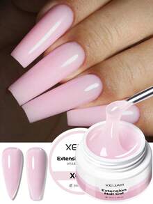 XEIJAYI 18-Color 30ml Crystal Nail Extension Gel , Clear Builder Gel For Natural Nail Tips, Soak Off UV/LED Gel With High Gloss Finish, Professional Salon & DIY Manicure Supplies, Long Lasting Nail Art - Multicolor - View 22