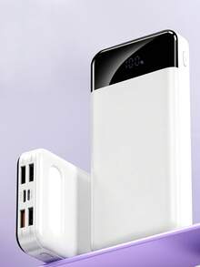 1 10000/20000/30000mAh Large Capacity Portable Power Bank, 22.5W Fast Charging, LED Power Display, Built-In Emergency Light, Type-C/Micro/USB Interface, Suitable For Charging Mobile Phones And Other Electronic Products, Portable Emergency Power Bank - Multicolor - View 2