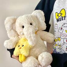 وسادة أريكة وسادة رمي بشكل فيل كرتوني جميل، دمية قماشية مريحة للأطفال مقاس 40 سم، هدية عيد ميلاد. الخيار المثالي لديكور المنزل والغرفة، ديكور الحفلات، هدايا أعياد الميلاد، وهدايا المناسبات المختلفة، عناصر أزياء فاخرة. خياطة. DIY. - متعدد الألوان - مشاهدة 6