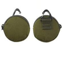 MOLLE Sports Outdoor Tactical Headphone Pouch Hanging Pouch Key Pouch Mini Round Coin Purse For Men Wallet Mini Wallet Purse Wallet Small Wallet Travel Wallet Coin Wallet Money Wallet Travel Essential - Multicolor - View 10