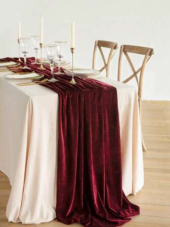 Rectangle Velvet Tablecloth 200gsm - Perfect For Wedding & Party Decor.Christmas Decorations For Home, Bedroom Decor, 2025, Christmas Table Decorations, Wedding Decorations.