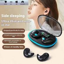 Original TWS Earphone Wireless Bluetooth Earbuds Mini Earbuds Noise Reduction Headset Sleepy Headphones With Mic For All Smartphones - Multicolor - View 5