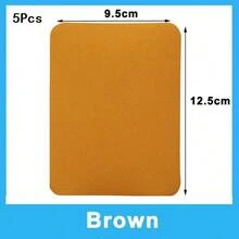 5/10 件熨烫补丁衣服修补贴纸粘合补丁最强胶水适用于服装修补装饰 9.5x12.5 厘米