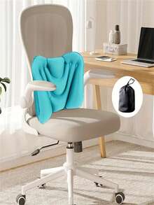 Portable Inflatable Lumbar Pillow - Suitable For Long-Distance Flights, Car Use, And Office Work, Travel Mat For Camping And Outdoor Activities, Compact Design With Durable Fabric Cover - Multicolor - View 3