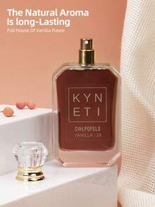 1pc 100ML Vanilla & Lychee Scent Air Freshener, Suitable For Multi-Scenarios Including Fabric, Wardrobe, Car, Office And Home, Long-Lasting Fragrance, An Excellent Gift Choice