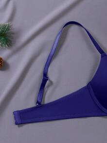 MLeyhoice 5pcs Women's Minimalist Solid Color Underwire Bras, Basic Solid Color T-Shirt Bras (Suggest Choosing One Size Smaller) - Multicolor - View 6
