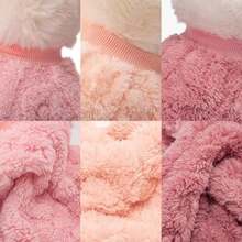 Suéter para perro, paquete de 3 suéteres para perros pequeños o gatos, niña o niño, ropa cálida para perro, chamarra para invierno Navidad (rojo navideño, blanco, XXL)(Pequeño Durazno, rosa oscuro, morado claro) - Multicolor - Ver 7