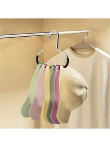 1/2pcs Creative Ring-Shaped Hanger, Non-Slip Hanging Hats, Scarves, Versatile Home Storage Organizer, Minimalist Hanging Strap - Multicolor - View 11
