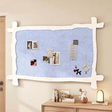 1pc 40x60cm Felt Board Photo Wall Decor, Self-Adhesive, No Drilling Required, Cork Board, Pin Board, Vision Board - 40*60cm (small Size) - View 10