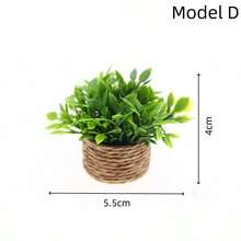 Mô hình cây xanh nhân tạo thu nhỏ, mô phỏng chân thực, đạo cụ thu nhỏ dùng cho chụp ảnh, trang trí nhà cửa thu nhỏ tự làm, quà tặng sưu tầm cho người đam mê và sưu tầm mô hình. - Nhiều màu - Xem 12