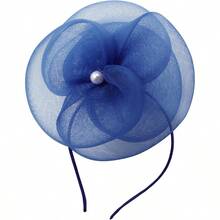 KKXY Zeyune Fascinas Ha For Wen Tea Party Ent Headband Derby Ha With Hair Cl For  Bride Party - White - View 1