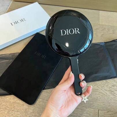 Christian Dior Brand Makeup Mirror, Portable Makeup Mirror, Hand-Held Makeup Mirror, Campus Must-Have, Can Be Used As Christmas, Birthday, Valentine's Day And Other Gifts