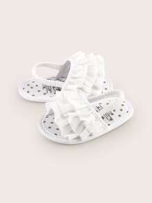 Summer Infant Sandals 3-6 Months Old Female Infant Slippers Breathable, Non Slip, Anti-Collision Walking Shoes - Clear - View 6