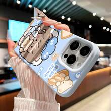 Funda para teléfono con diseño de oso chef y pan, compatible con  17,  16 Pro Max,  15 Pro Max,  13 y  12. Fabricada en TPU, ofrece protección contra caídas y golpes. Es una excelente opción para regalar a familiares, amigos, seres queridos, novios o novias, y también como regalo de Navidad.,fundas para celular,fundas de celular,funda de celular,fundas graciosas,fundas para celulares,fundas de ,fundas  11, 13,fundas para  14,case - Azul - Ver 6