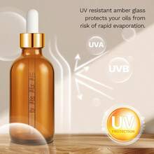 KKXY Bumobum Dropper Bottle 2 Oz 2 Pack Aer Glass Eye Dropper Bott With Golden Cap Labels And Funnel Tincture Bottle With Measured Cosmetic Dropper - Leakof Esl S Bott - 米色 - 查看 5