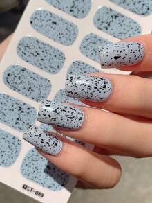 2 buc/set benzi de ojă complet ambalate, manichiură de Ziua Îndrăgostiților cu mai multe modele din care să alegeți, autocolante autoadezive impermeabile pentru unghii, decalcomanii decorative ușor de utilizat pentru unghii, cadouri pentru femei