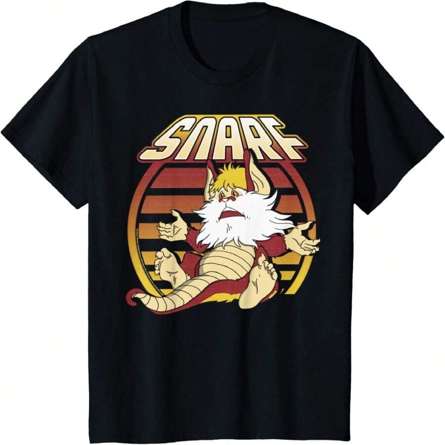 Kids Snarf Retro Sunset Portrait T-Shirt.jpg - Negro - Ver 1